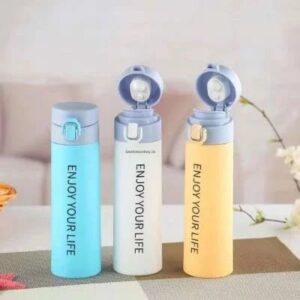 Glass Water Bottle With Hand Ring - 450ML Double Layer Plastic Glass, Heat-Resistant, Sealed Bracelet each one
