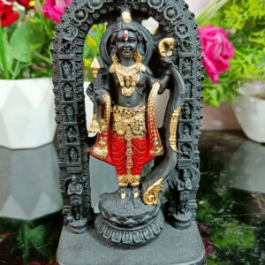 Ram Lala Idol Murti (7 Inch) for Home Pooja Room, Mandir, Temple, Car Dashboard, Office Table