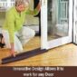 Door-Bottom-Sealing-Strip-Guard-for-Home-42-Inches-Door-Closers-Adjustable-Door-Draft-Air-Stoppers-Dust-and-Insects-Repellent-Pack-of-3-Brown-Max-Door-Width 3CM