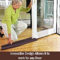 Door-Bottom-Sealing-Strip-Guard-for-Home-42-Inches-Door-Closers-Adjustable-Door-Draft-Air-Stoppers-Dust-and-Insects-Repellent-Pack-of-3-Brown-Max-Door-Width 3CM