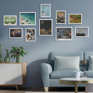 Set of 10 3D Collage Photo Frames